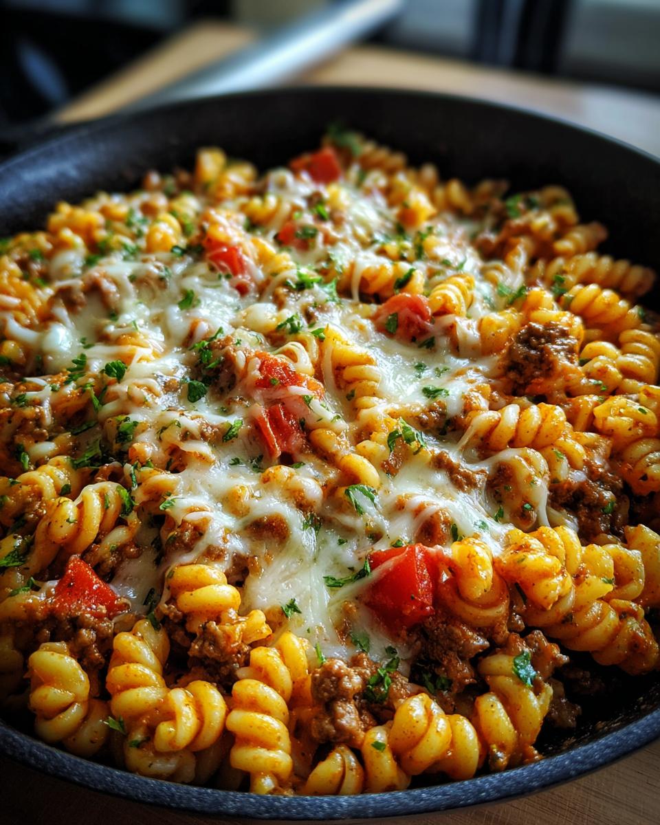 Cheesy Rotel Pasta Skillet - detail 3