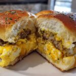 Cheesy Sausage and Egg Breakfast Sliders
