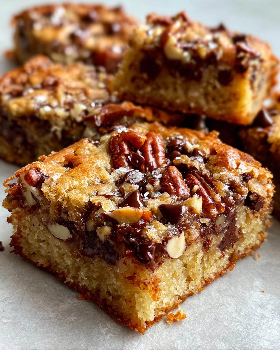 Chocolate Chip Pecan Cookie Bars - detail 1