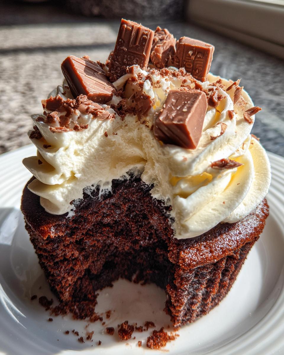 Chocolate Kinder Cakes - detail 2