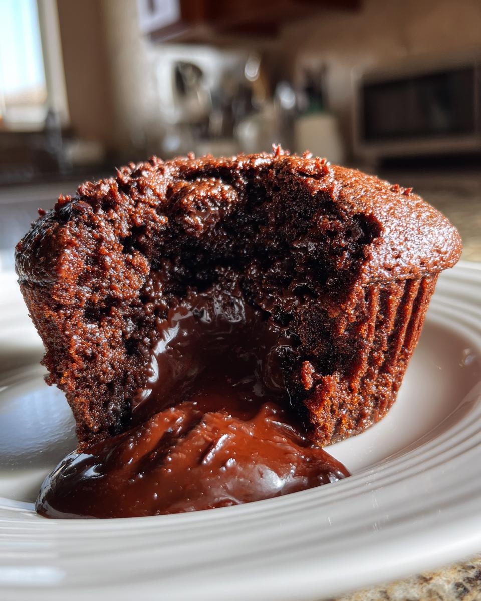 Chocolate Lava Cupcakes - detail 1