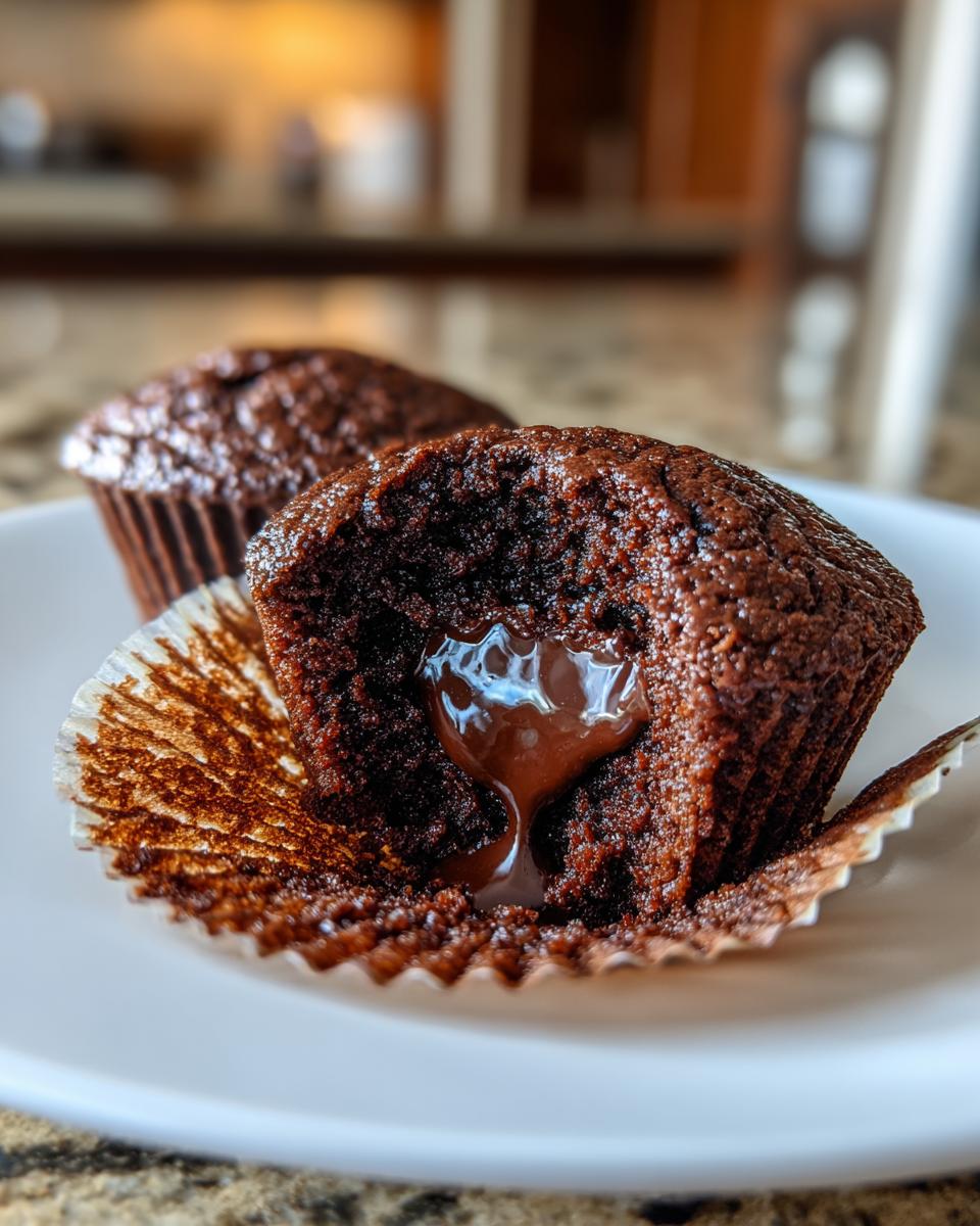 Chocolate Lava Cupcakes - detail 2