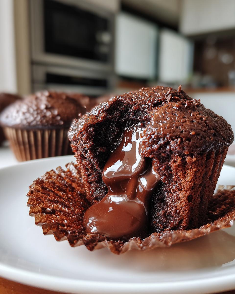 Chocolate Lava Cupcakes - detail 3