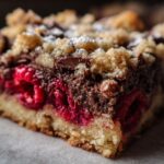 Chocolate Raspberry Crumb Bars