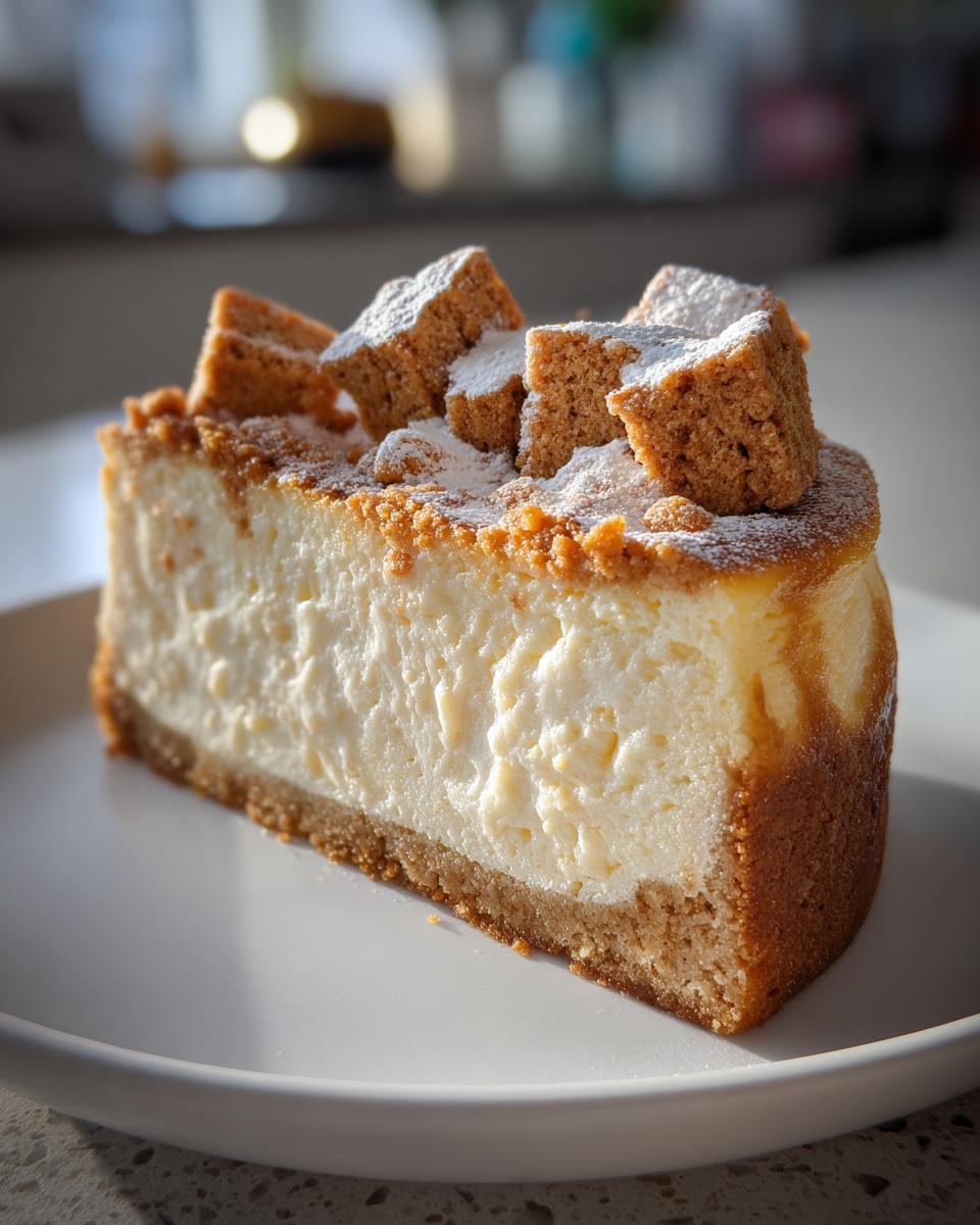 Cinnamon Toast Crunch Cheesecake - detail 2
