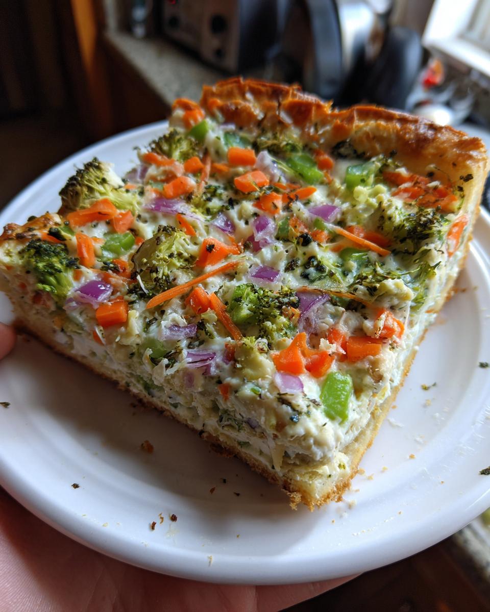Cold Veggie Pizza - detail 1