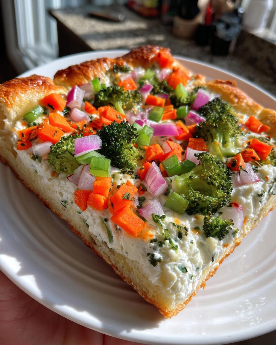Cold Veggie Pizza - detail 2