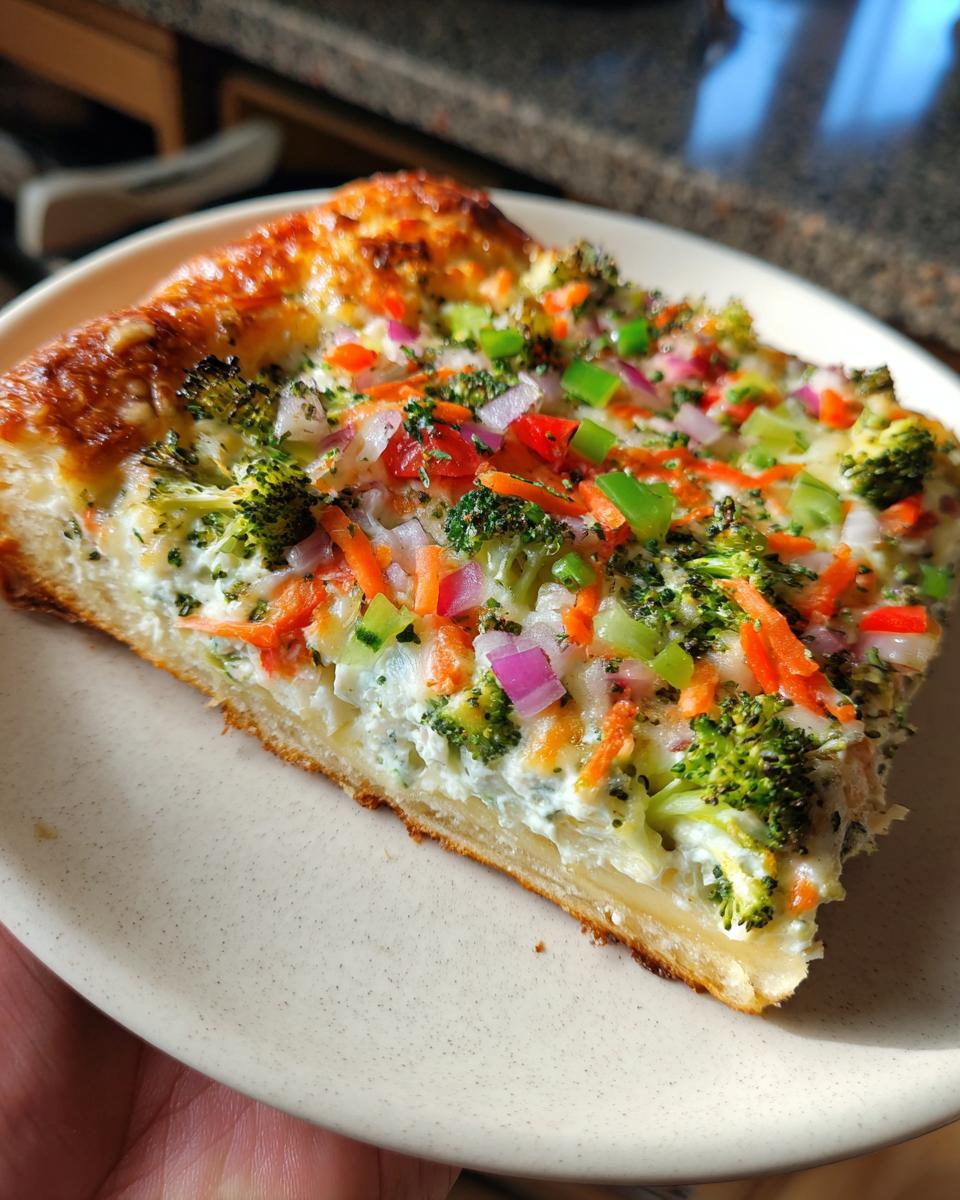 Cold Veggie Pizza - detail 3
