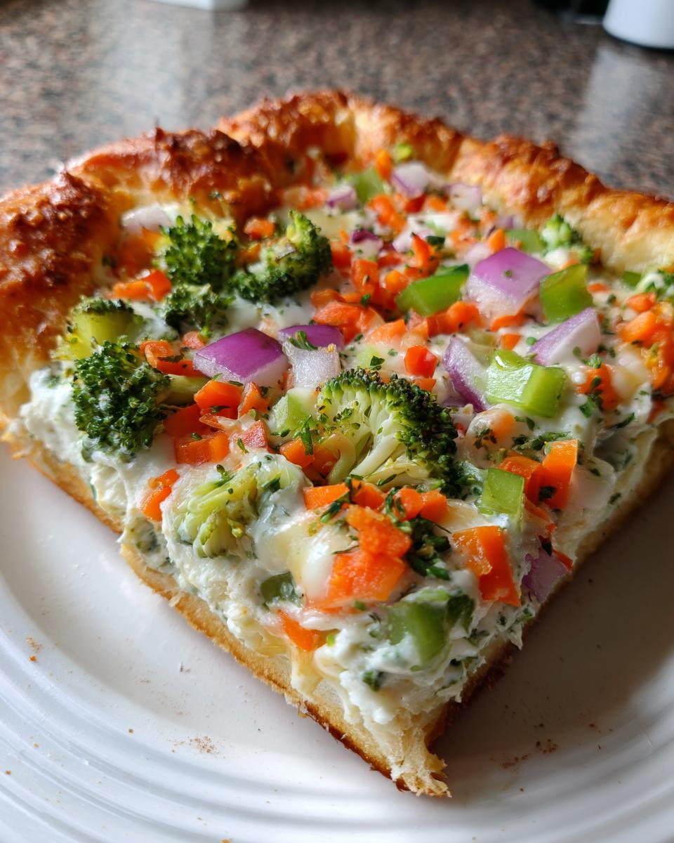 Cold Veggie Pizza - detail 4