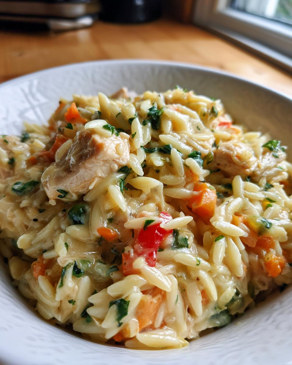 Creamy Chicken Pot Pie Orzo - detail 2