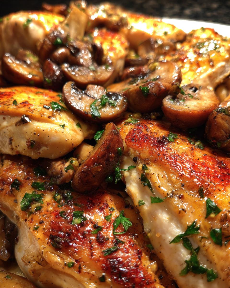 Creamy Chicken and Mushrooms - detail 1