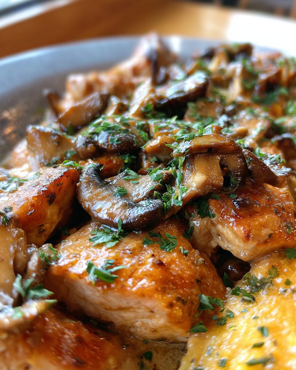 Creamy Chicken and Mushrooms - detail 2