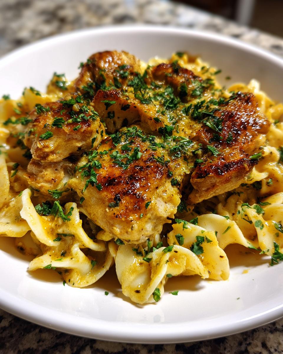 Creamy Garlic Parmesan Chicken with Cheesy Twisted Pasta - detail 4