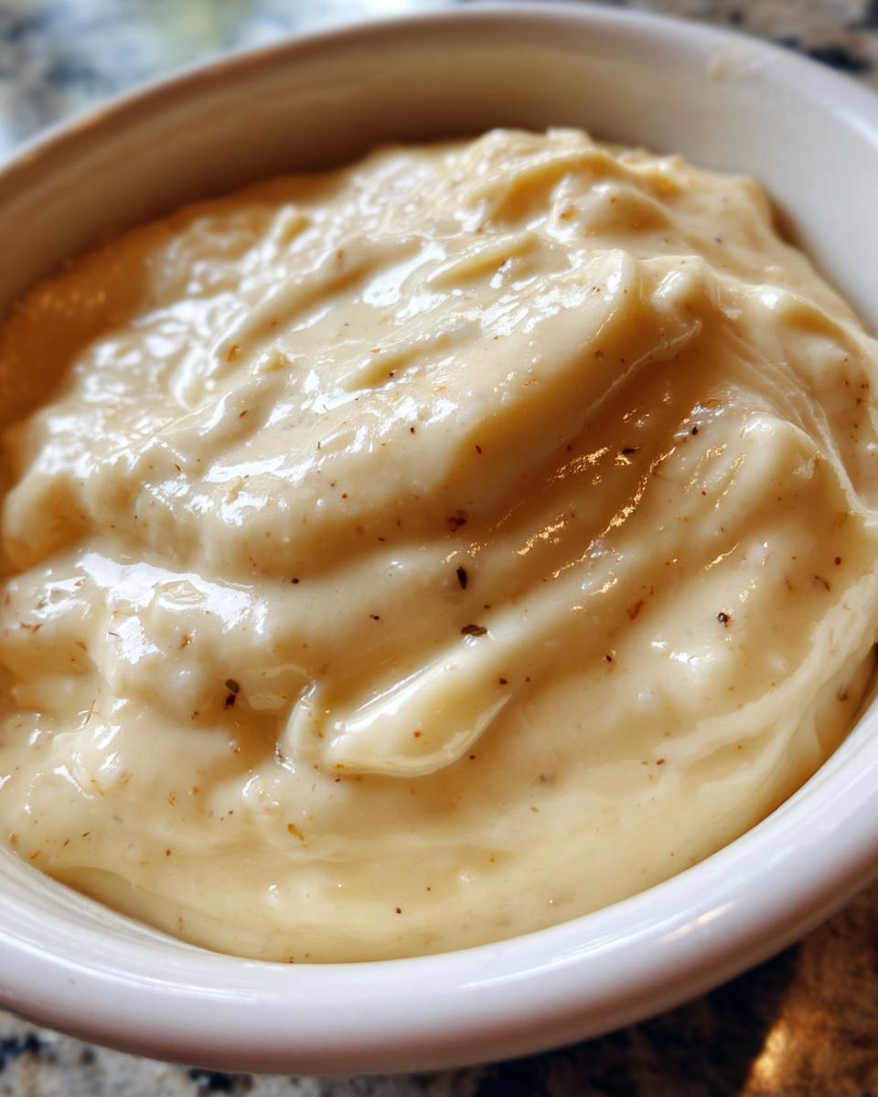 Creamy Garlic Parmesan Sauce - detail 2