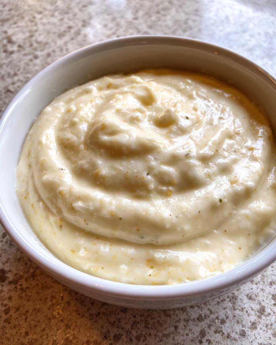 Creamy Garlic Parmesan Sauce - detail 4