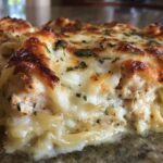 Creamy Monterey Jack Chicken Spaghetti Bake
