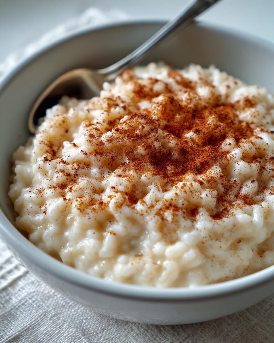 Creamy Vanilla Cinnamon Rice Pudding - detail 2