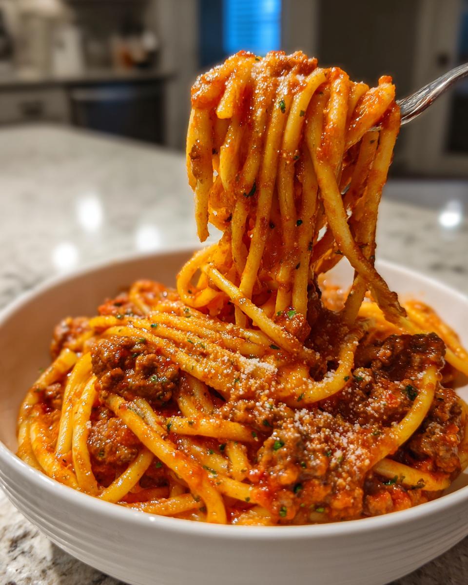 Creamy Velveeta Linguine with Italian Beef Marinara - detail 3