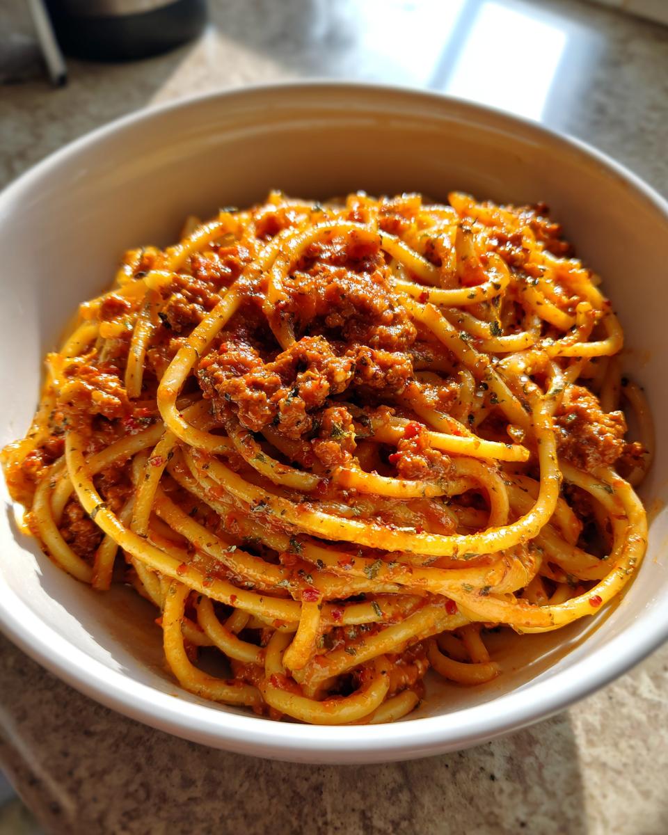 Creamy Velveeta Linguine with Italian Beef Marinara - detail 4