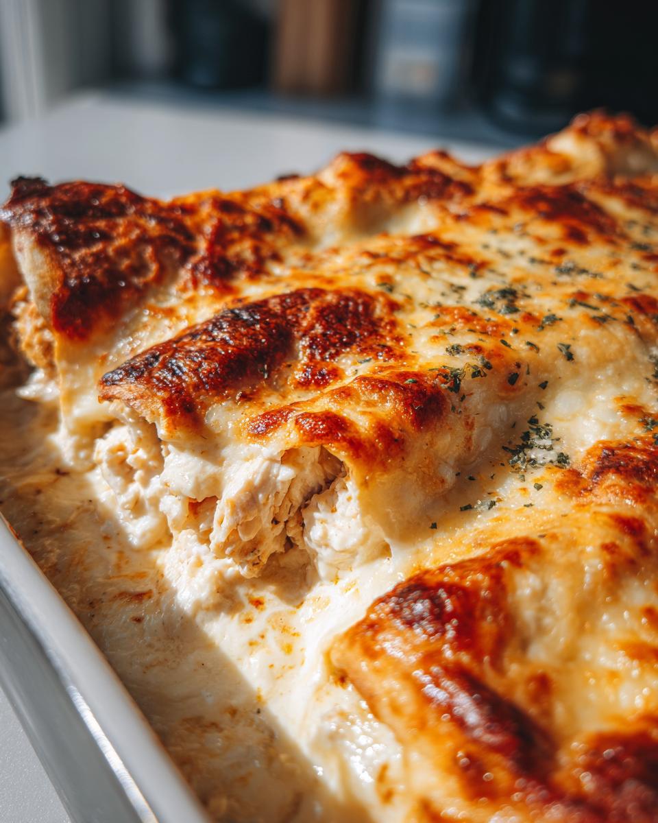 Creamy White Chicken Enchiladas - detail 3