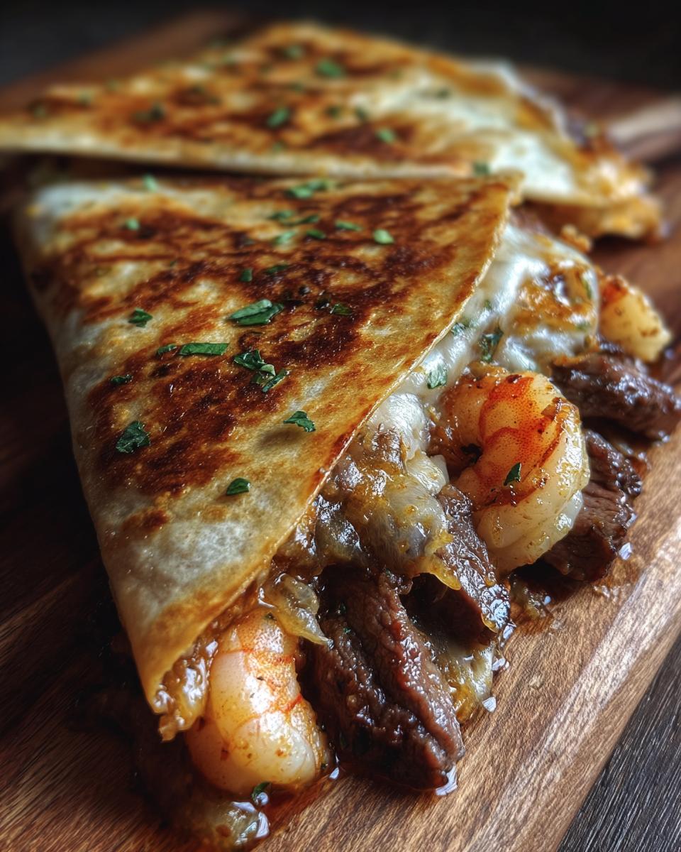 Creole Steak and Shrimp Quesadillas - detail 4