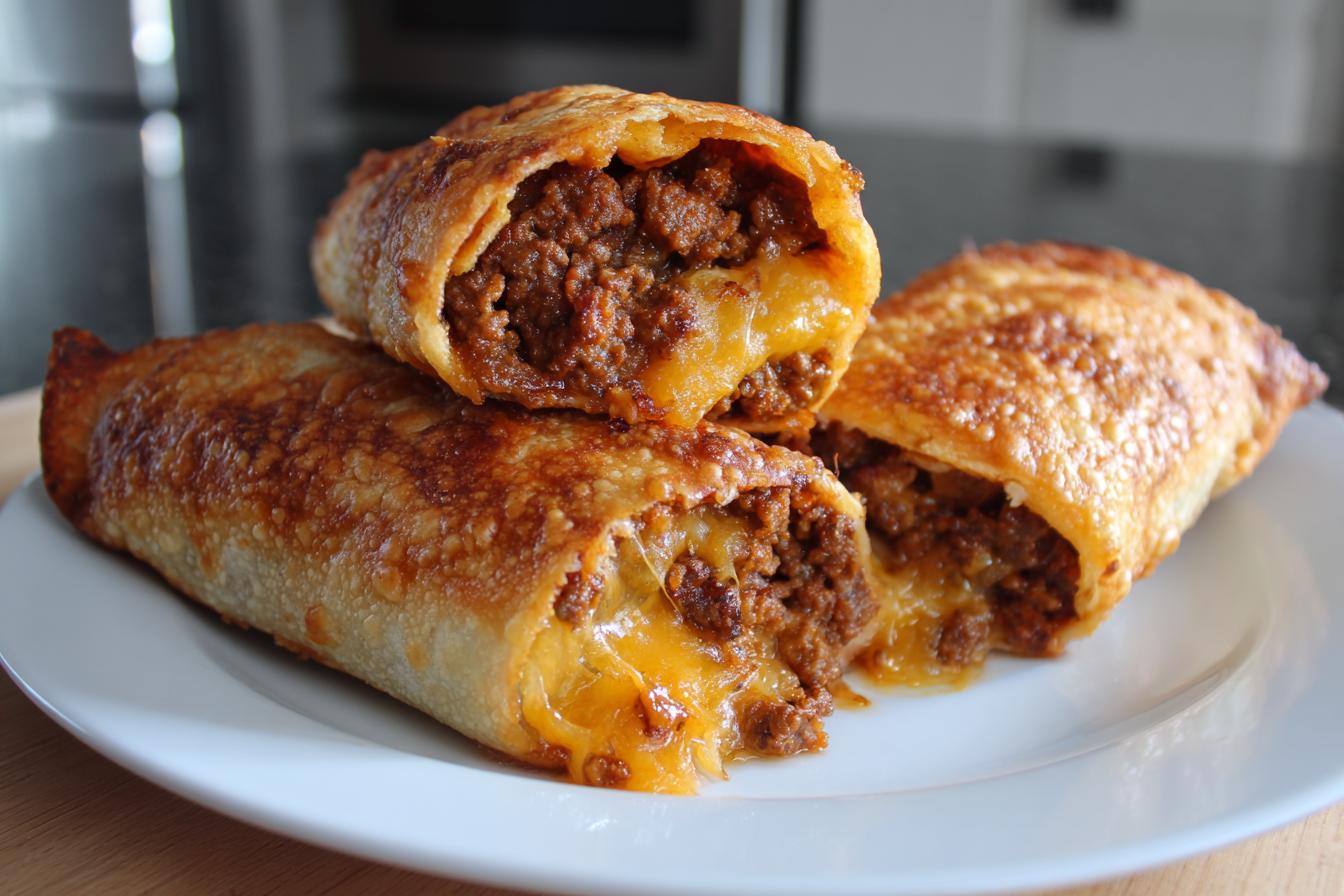Crispy Beef & Cheese Chimichangas - detail 3