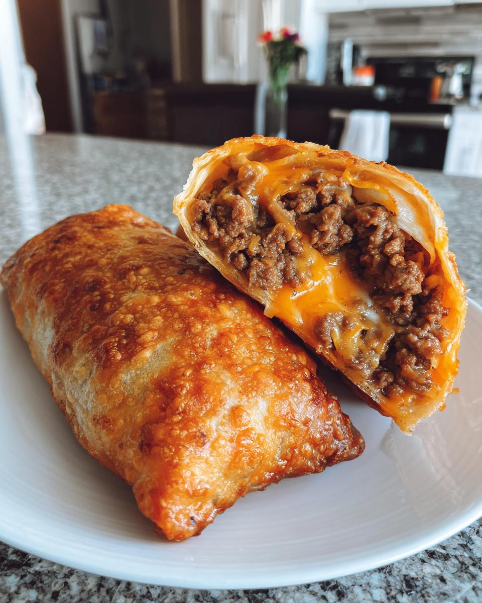Crispy Beef & Cheese Chimichangas - detail 4