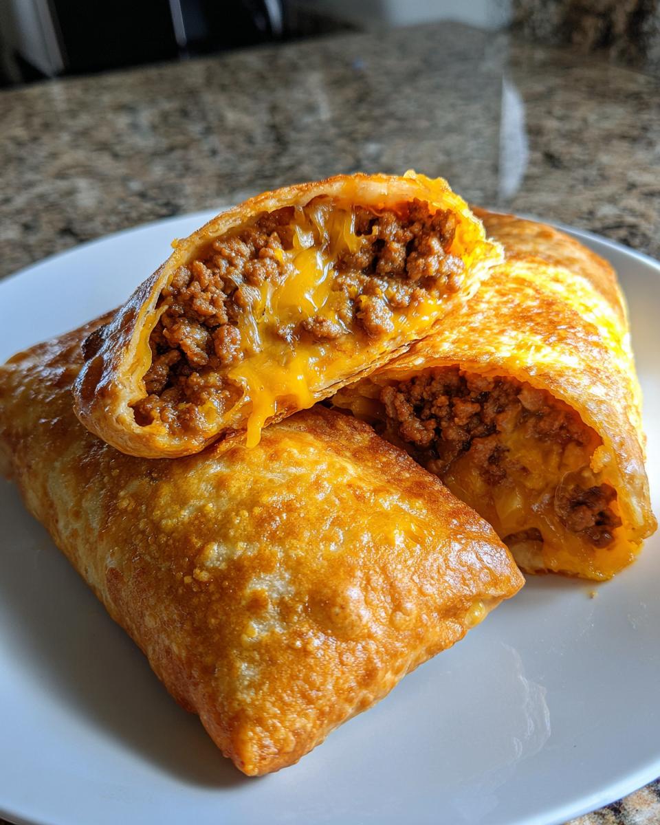 Crispy Beef & Cheese Chimichangas - detail 4