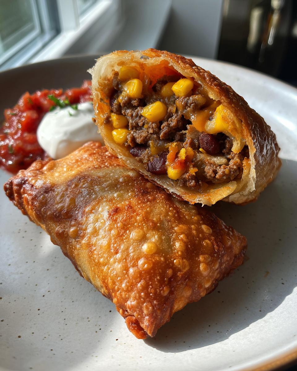 Crispy Nacho Egg Rolls - detail 1