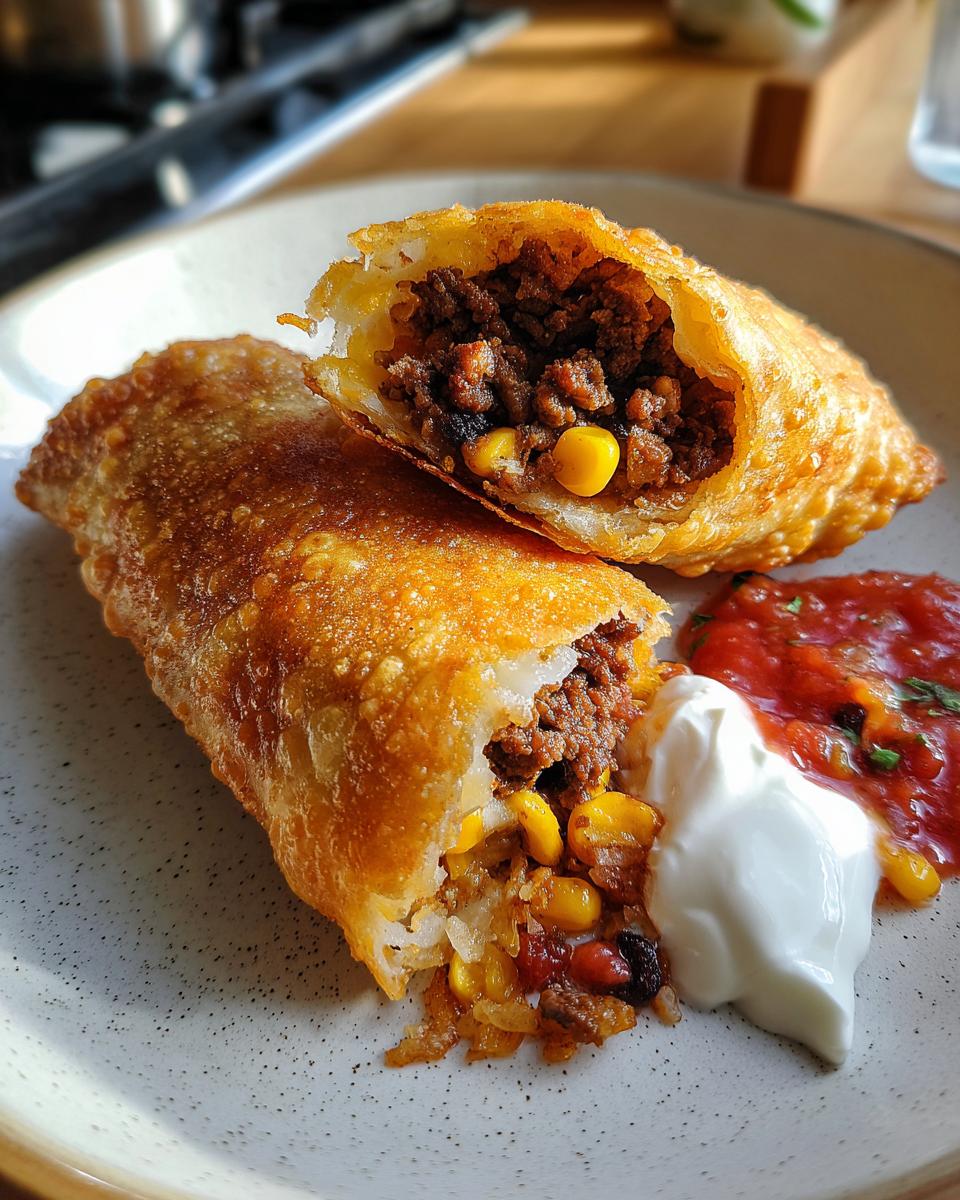 Crispy Nacho Egg Rolls - detail 2