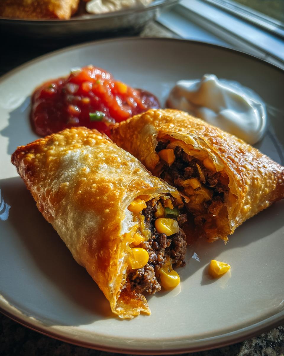 Crispy Nacho Egg Rolls - detail 3