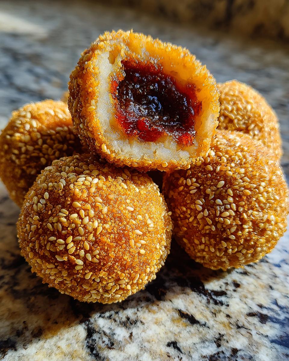 Crispy Sesame Balls - detail 1