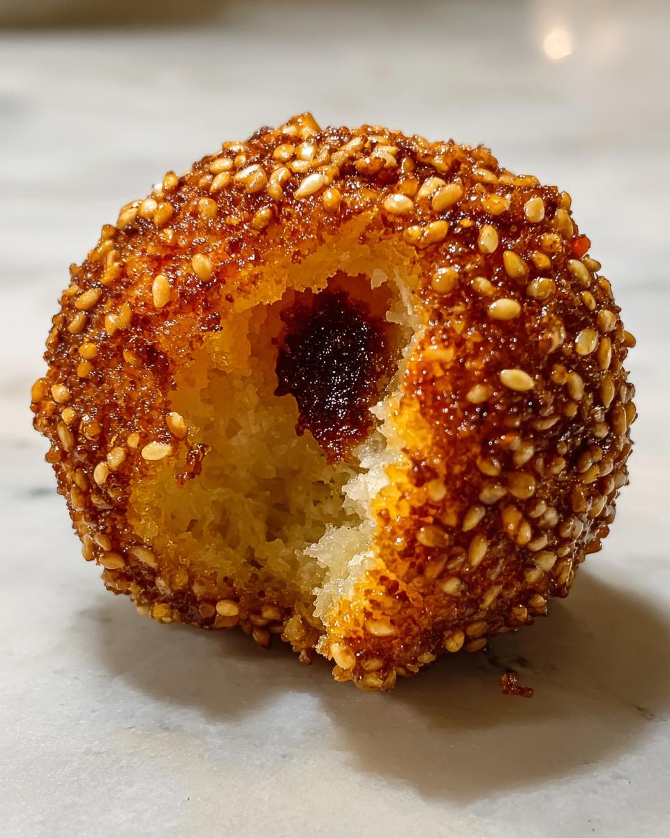 Crispy Sesame Balls - detail 2