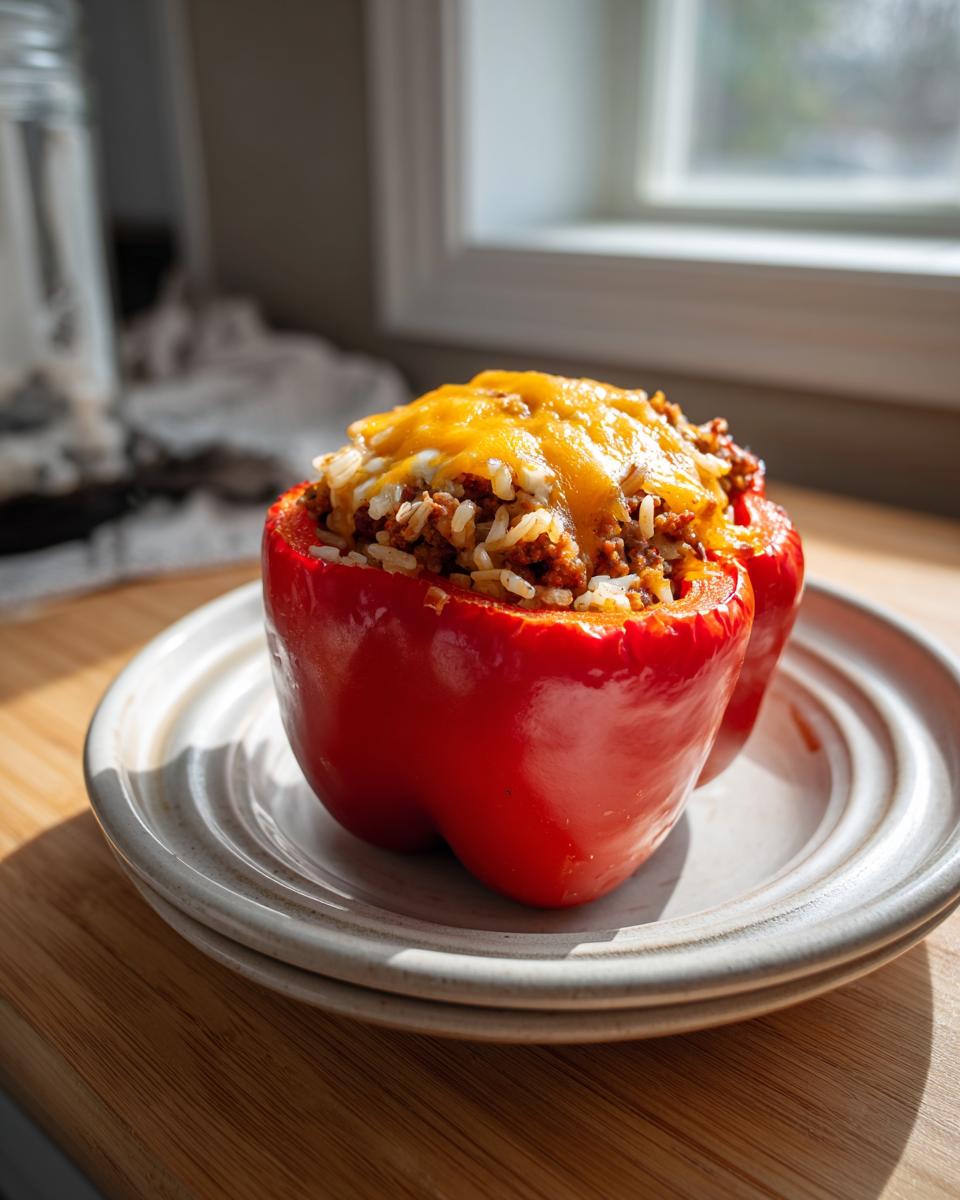 Crockpot Stuffed Bell Peppers - detail 1