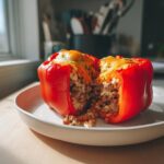 Crockpot Stuffed Bell Peppers