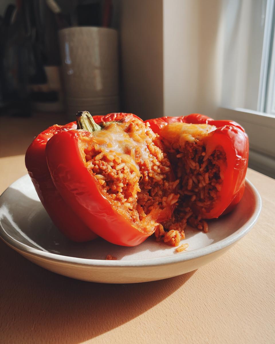 Crockpot Stuffed Bell Peppers - detail 5