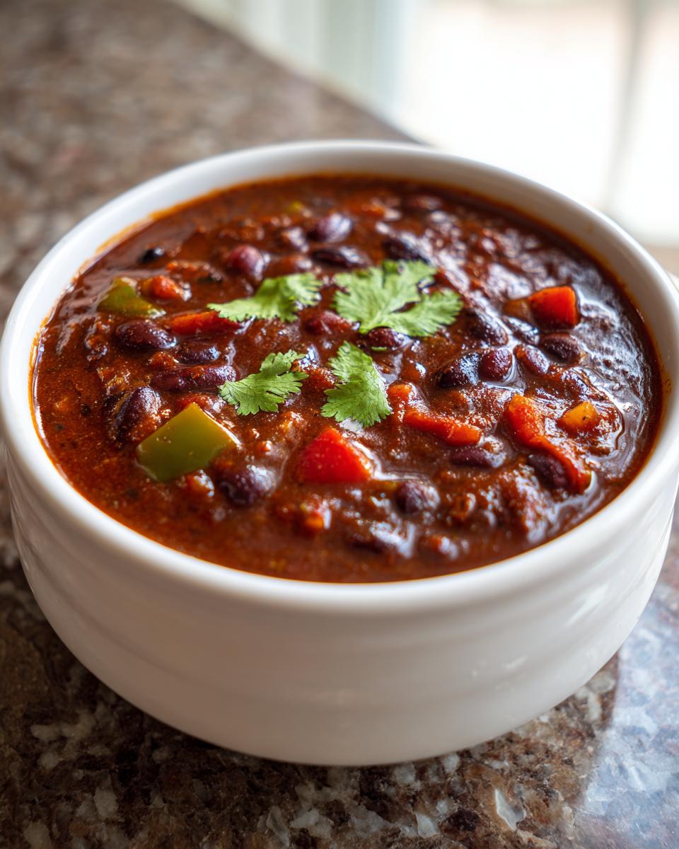 Crockpot Vegetarian Chili - detail 2