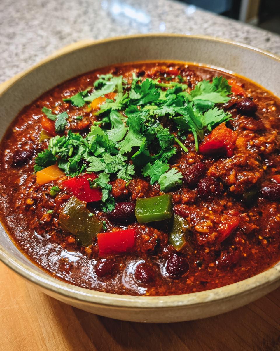 Crockpot Vegetarian Chili - detail 3