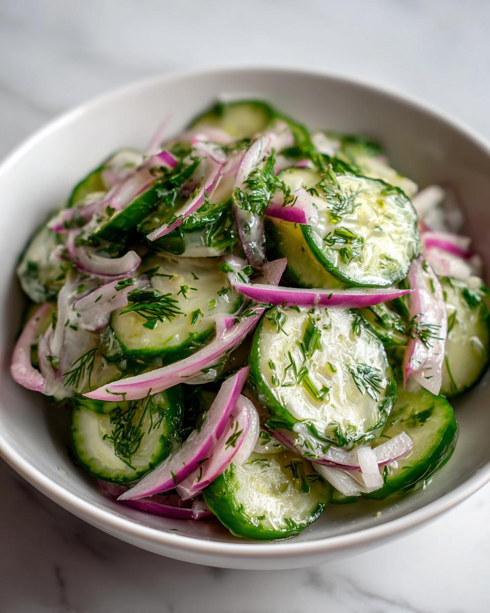 Cucumbers and Onions - detail 2