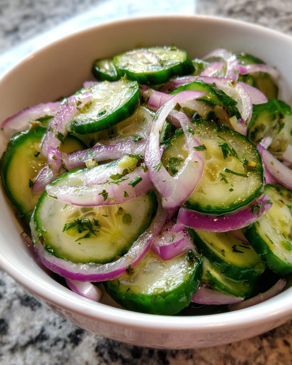 Cucumbers and Onions - detail 3