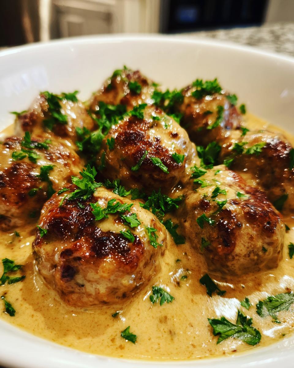 Easy Swedish Meatballs - detail 1