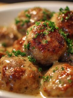 Easy Swedish Meatballs