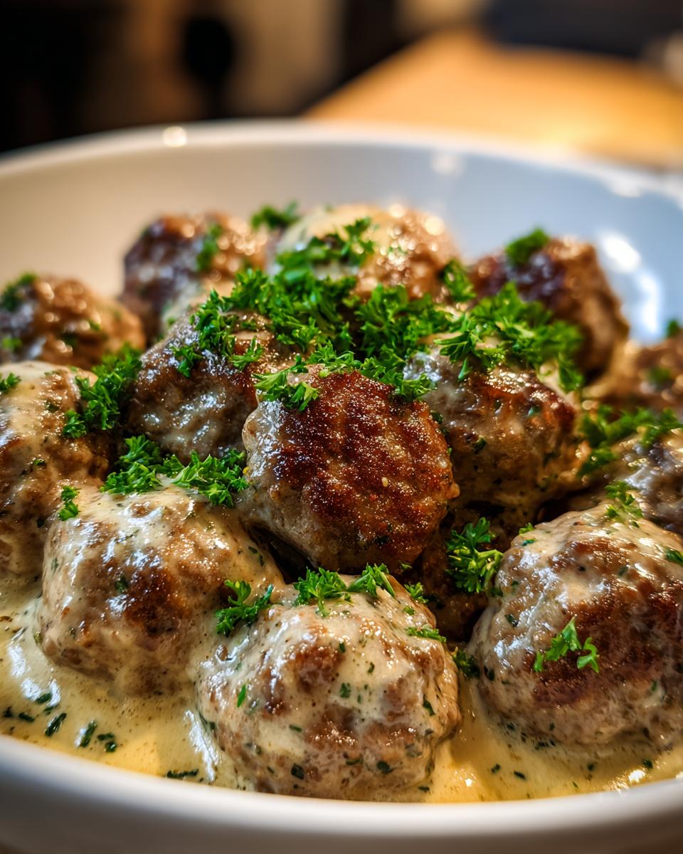 Easy Swedish Meatballs - detail 4