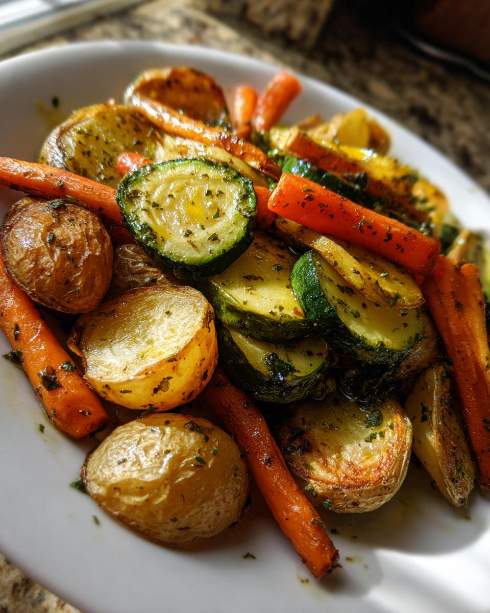 Garlic Herb Roasted Potatoes, Carrots, and Zucchini - detail 2