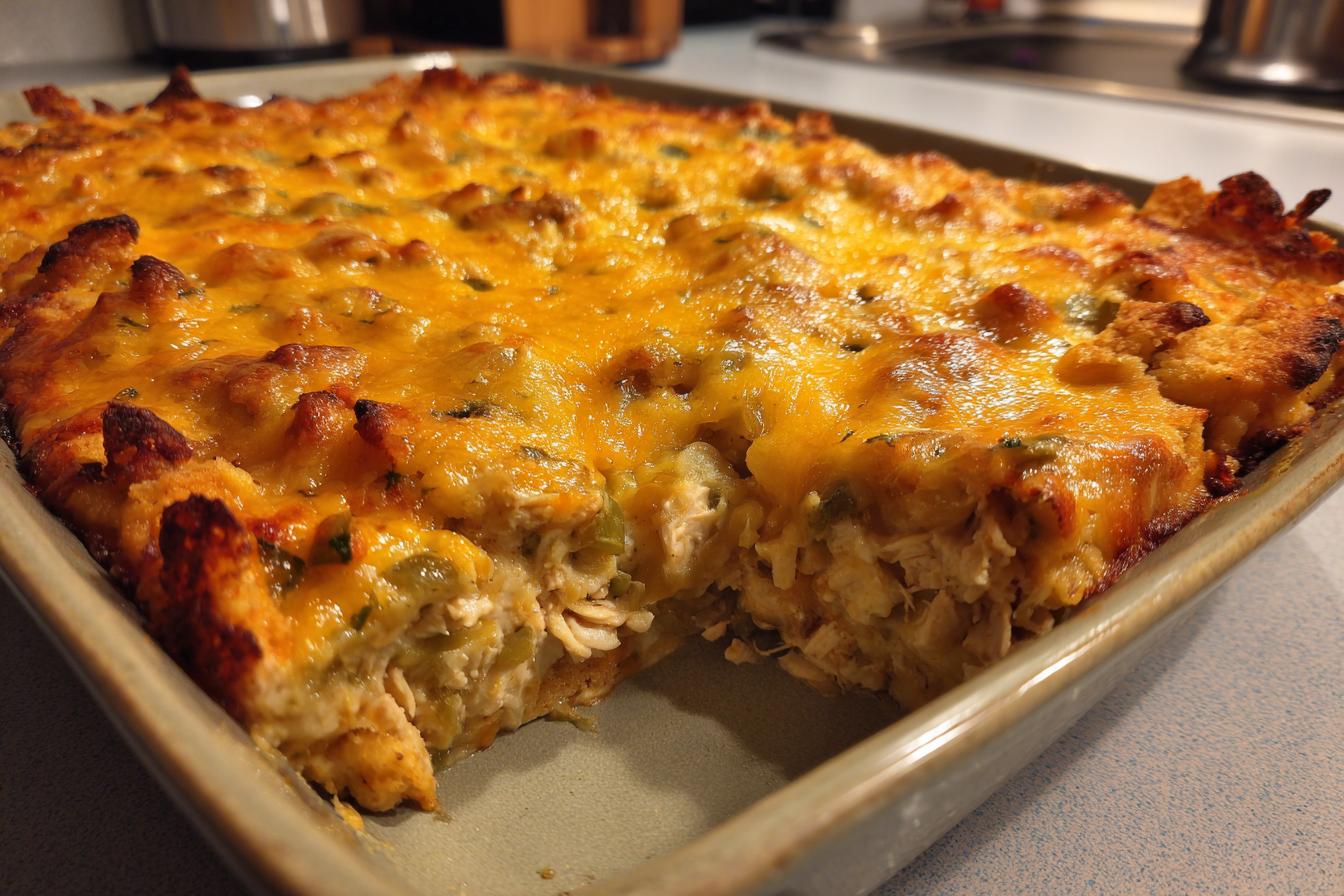 Green Chili Chicken Casserole - detail 4