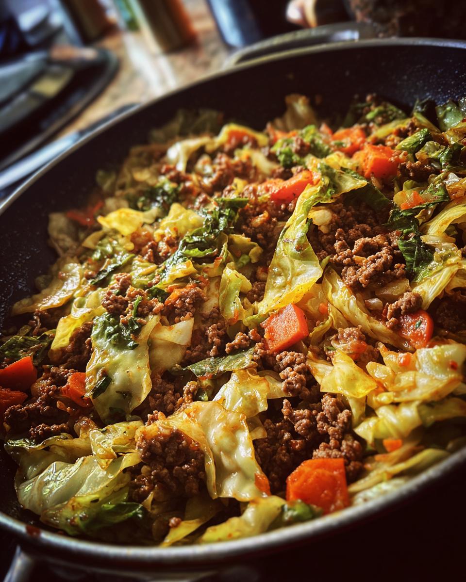 Ground Beef Taco Cabbage Skillet - detail 1