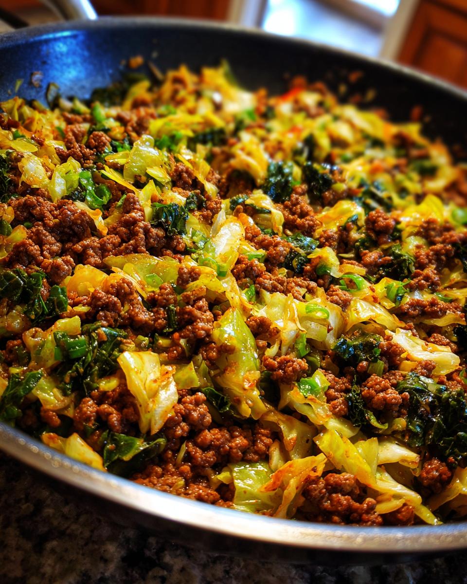 Ground Beef Taco Cabbage Skillet - detail 4