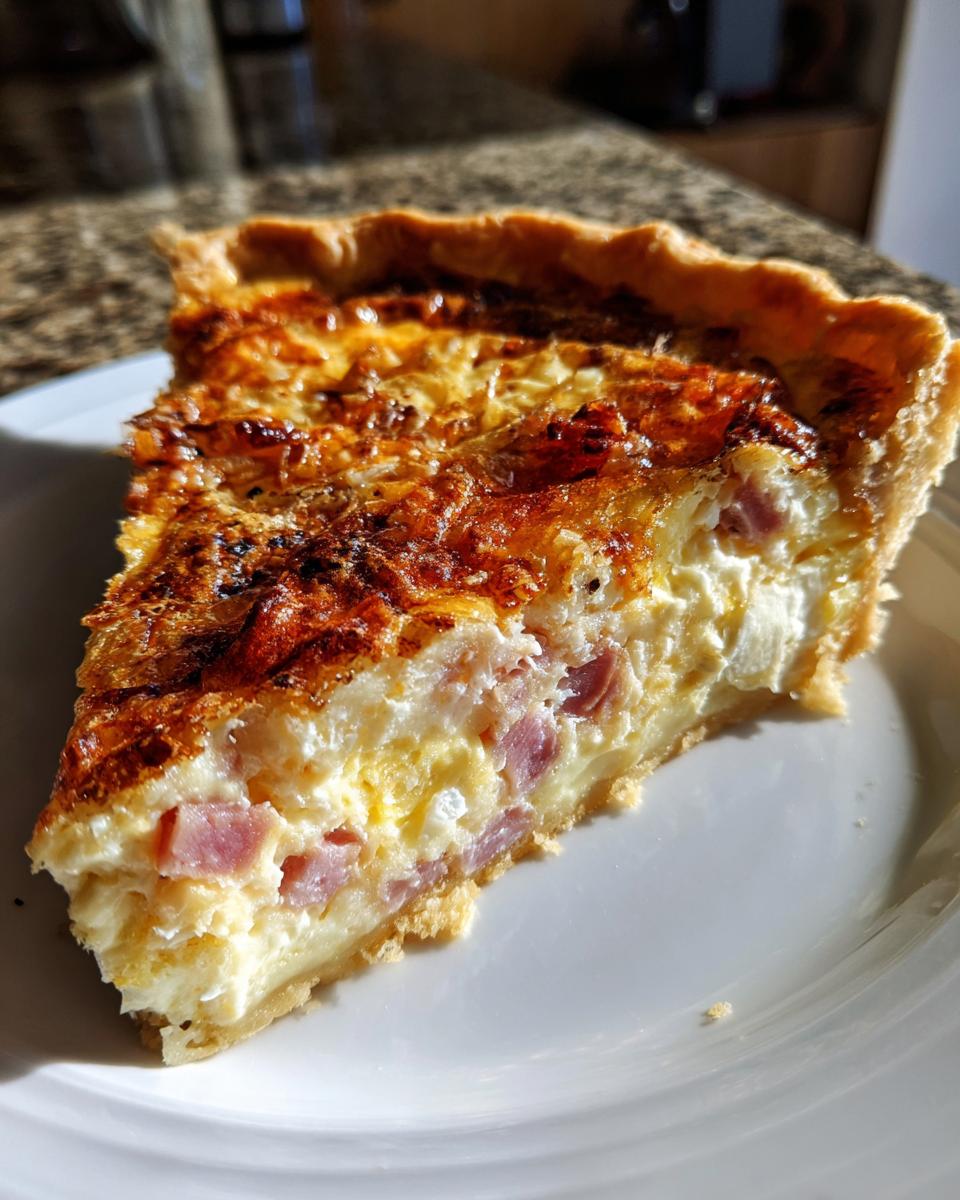 Ham and Cheese Quiche - detail 1