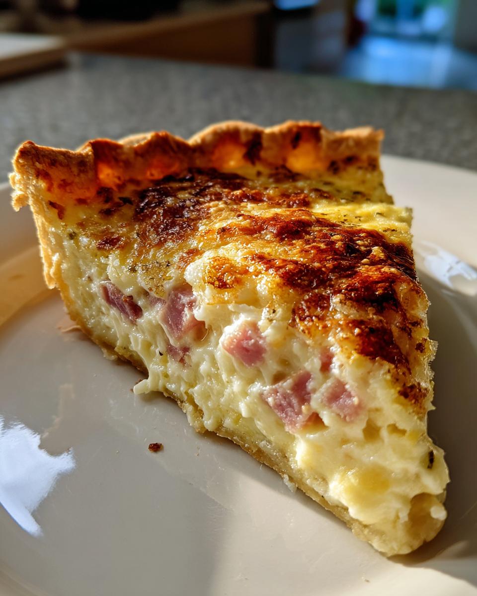 Ham and Cheese Quiche - detail 2
