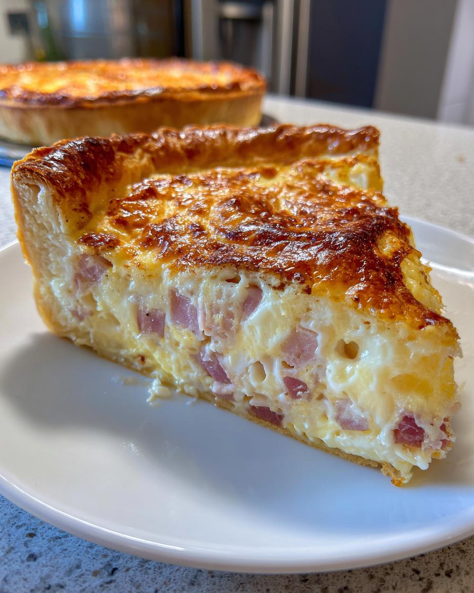 Ham and Cheese Quiche - detail 3